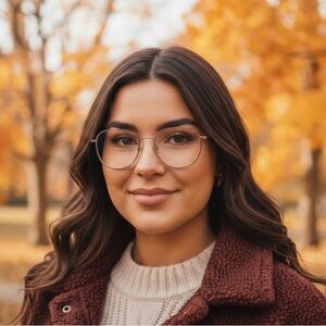 OTP-158 S207 Silver /Metallic purple Women EYEGLASSES GLASSES FRAME 53-19-140mm